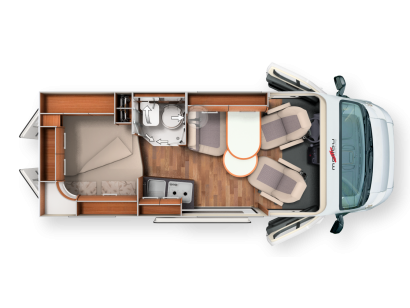 2018 Grundriss Malibu Van 540 DB
