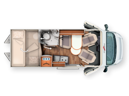 2018 Grundriss Malibu Van 600 DSB 4
