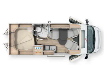 MA Grundriss Malibu Van Charming GT 600 DB MJ2021