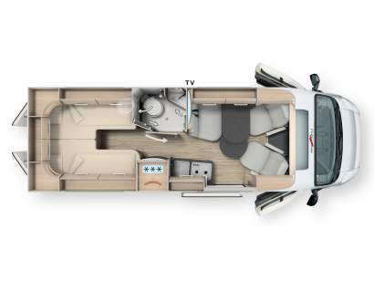 MA Grundriss Malibu Van Charming GT 640 LE MJ2021